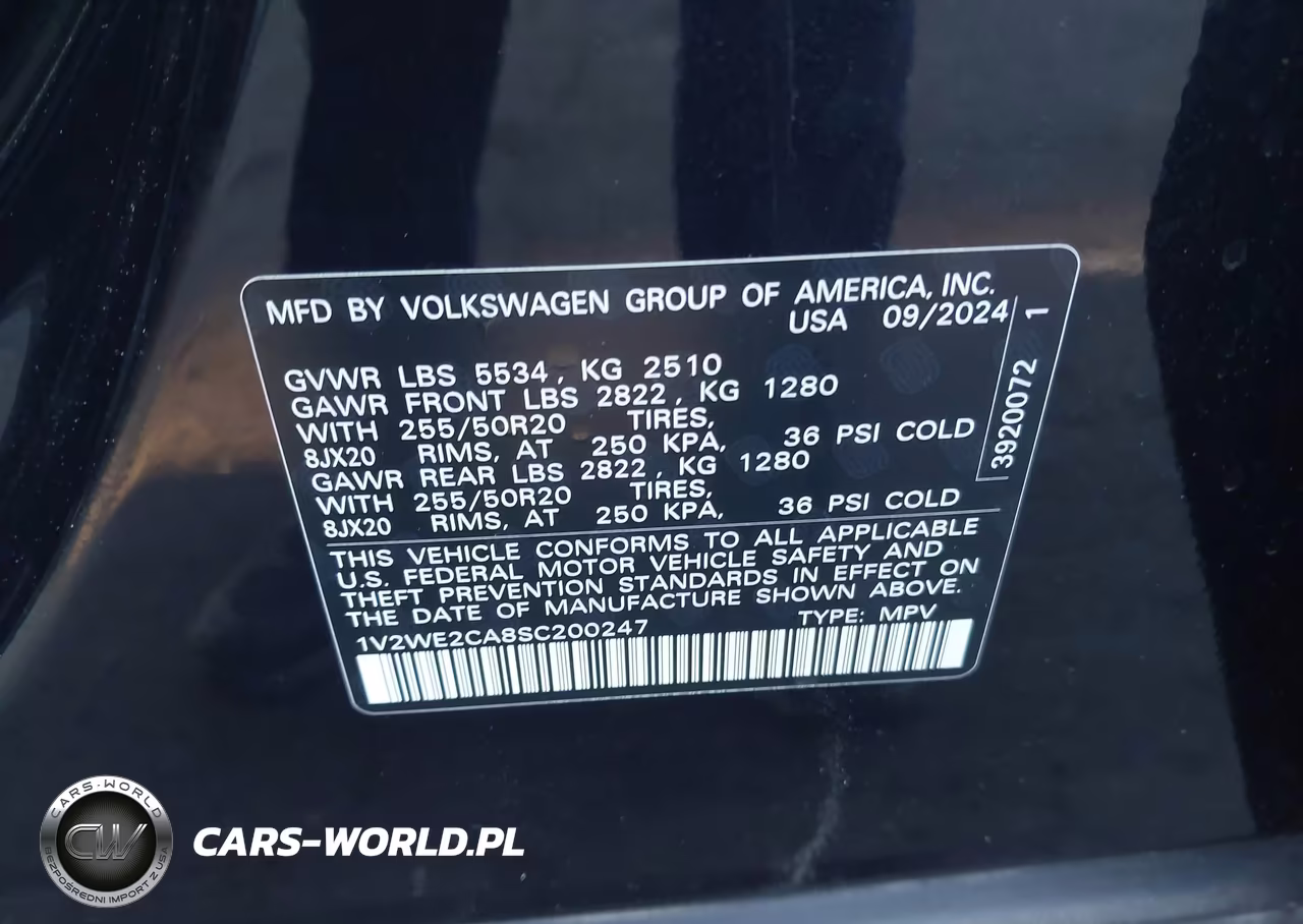 2025 Volkswagen Atlas Cross Sport 2.0T Se W-Technology VIN:1V2WE2CA8SC200247 - 9
