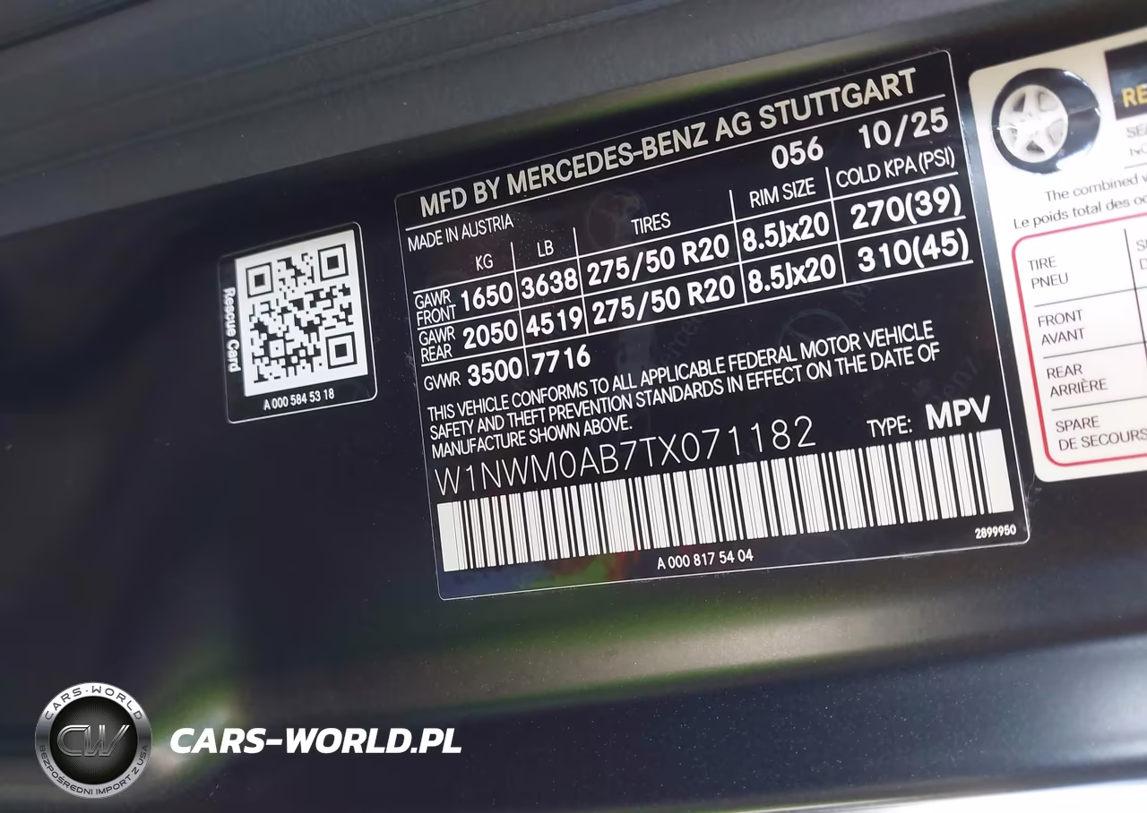 2026 Mercedes-Benz G 580 With Eq Technology VIN:W1NWM0AB7TX071182 - 9