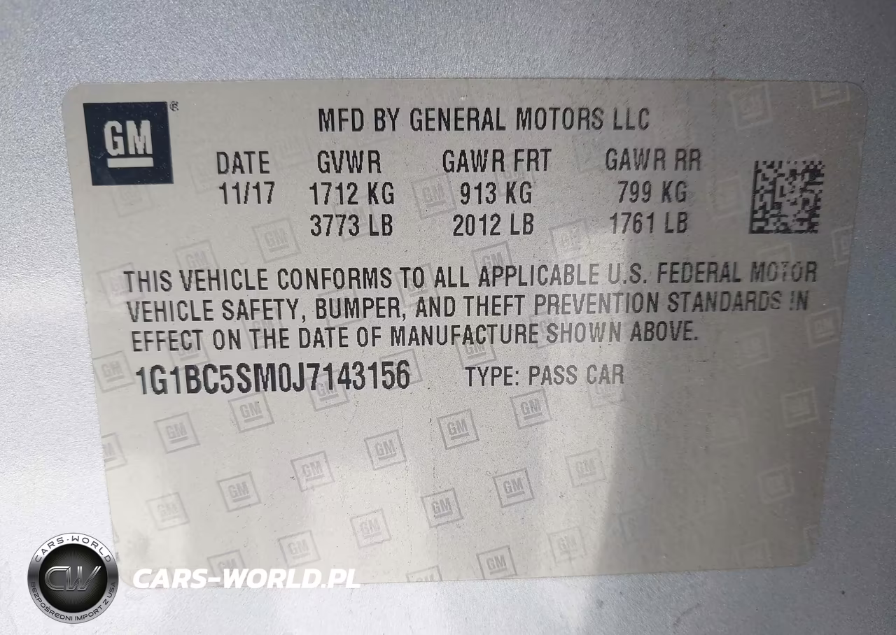 2018 Chevrolet Cruze Ls Auto VIN:1G1BC5SM0J7143156 - 9