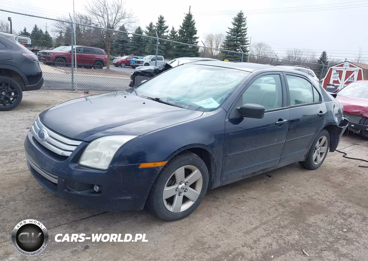 2008 Ford Fusion Se VIN:3FAHP07ZX8R186599 - 2