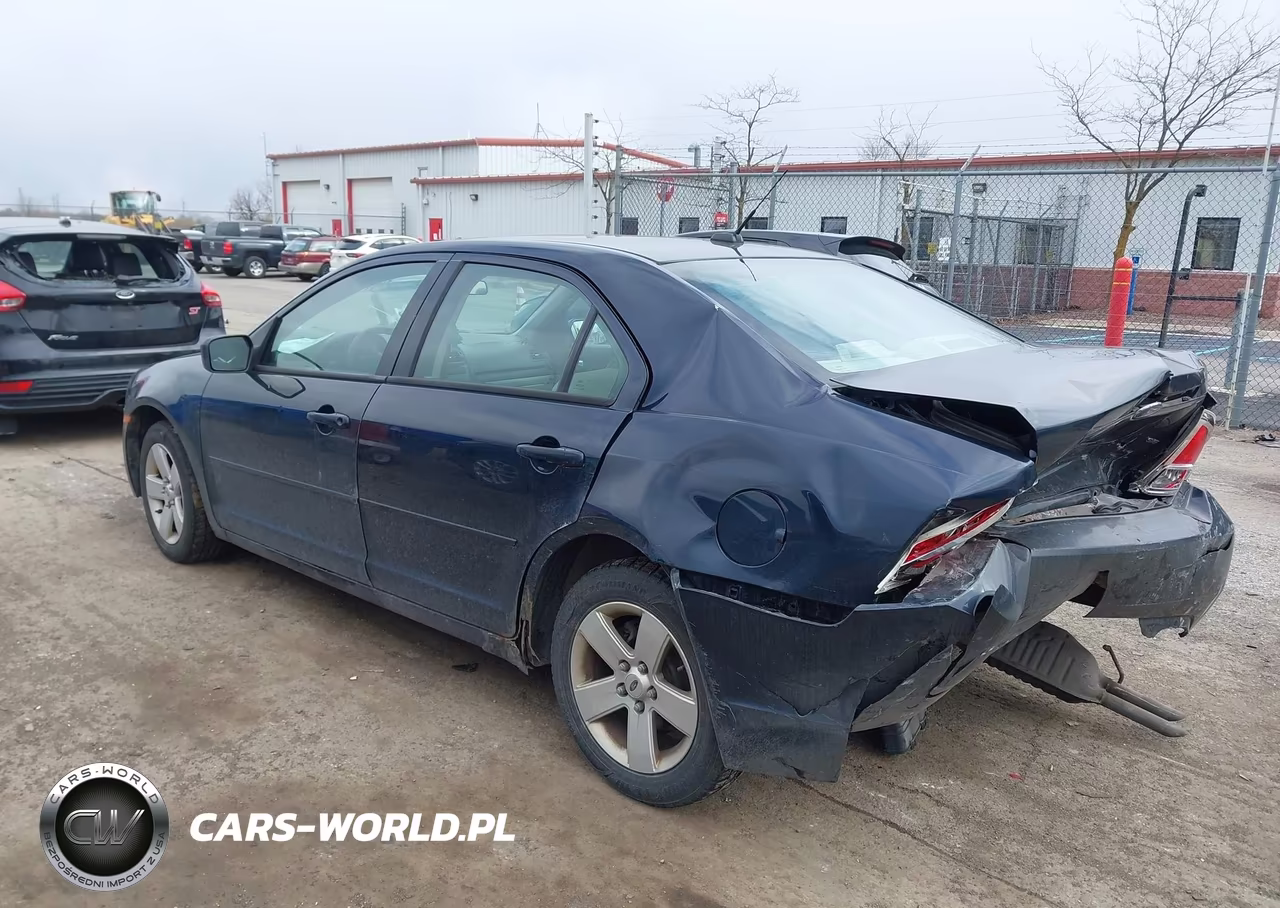 2008 Ford Fusion Se VIN:3FAHP07ZX8R186599 - 3
