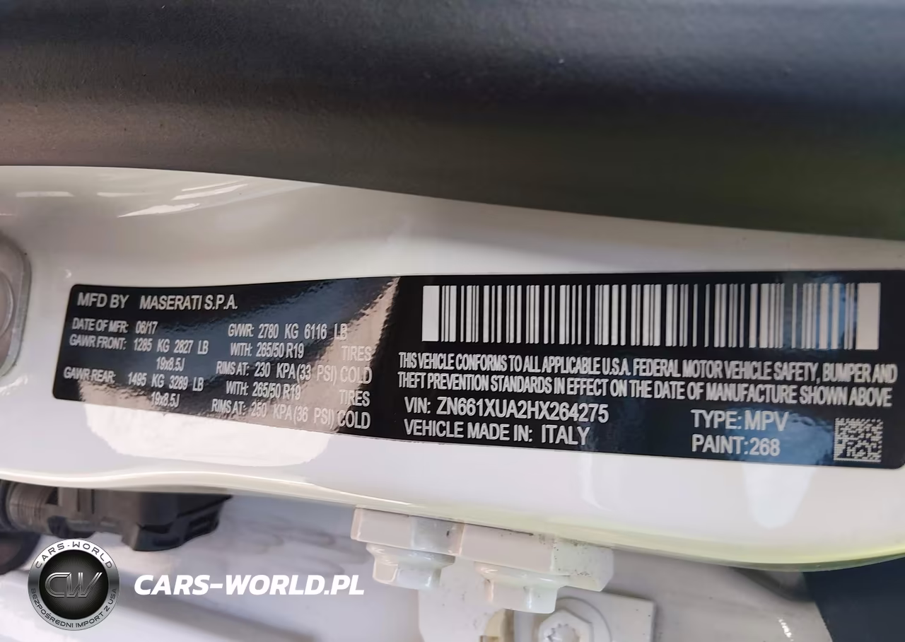 2017 Maserati Levante VIN:ZN661XUA2HX264275 - 9