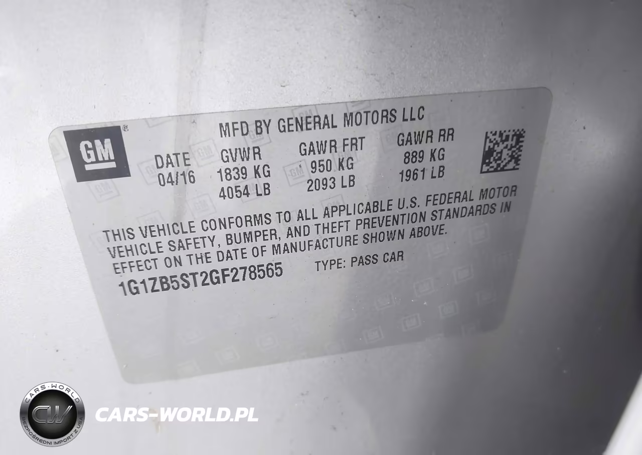 2016 Chevrolet Malibu Ls VIN:1G1ZB5ST2GF278565 - 9