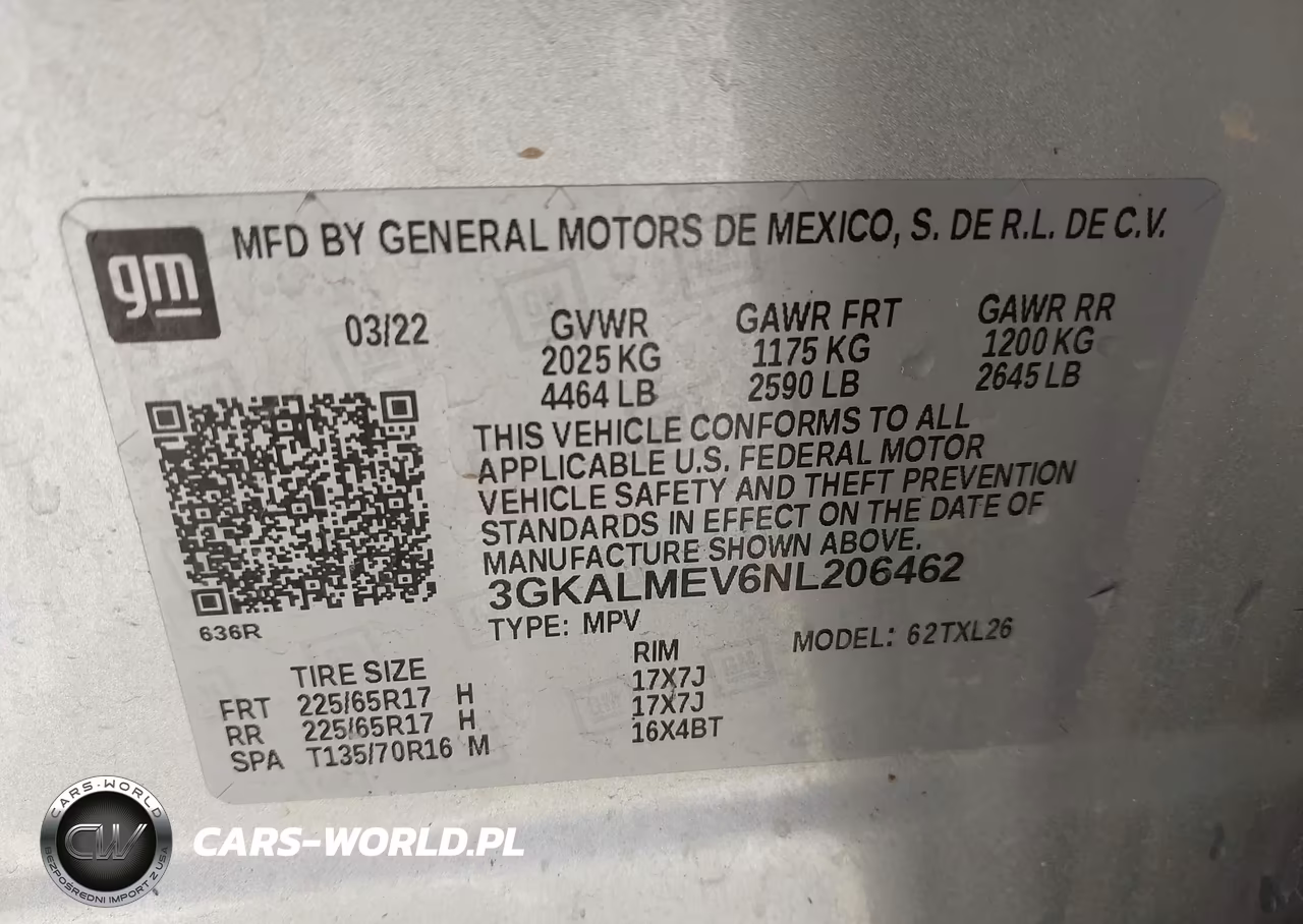 2022 GMC Terrain Fwd Sle VIN:3GKALMEV6NL206462 - 9