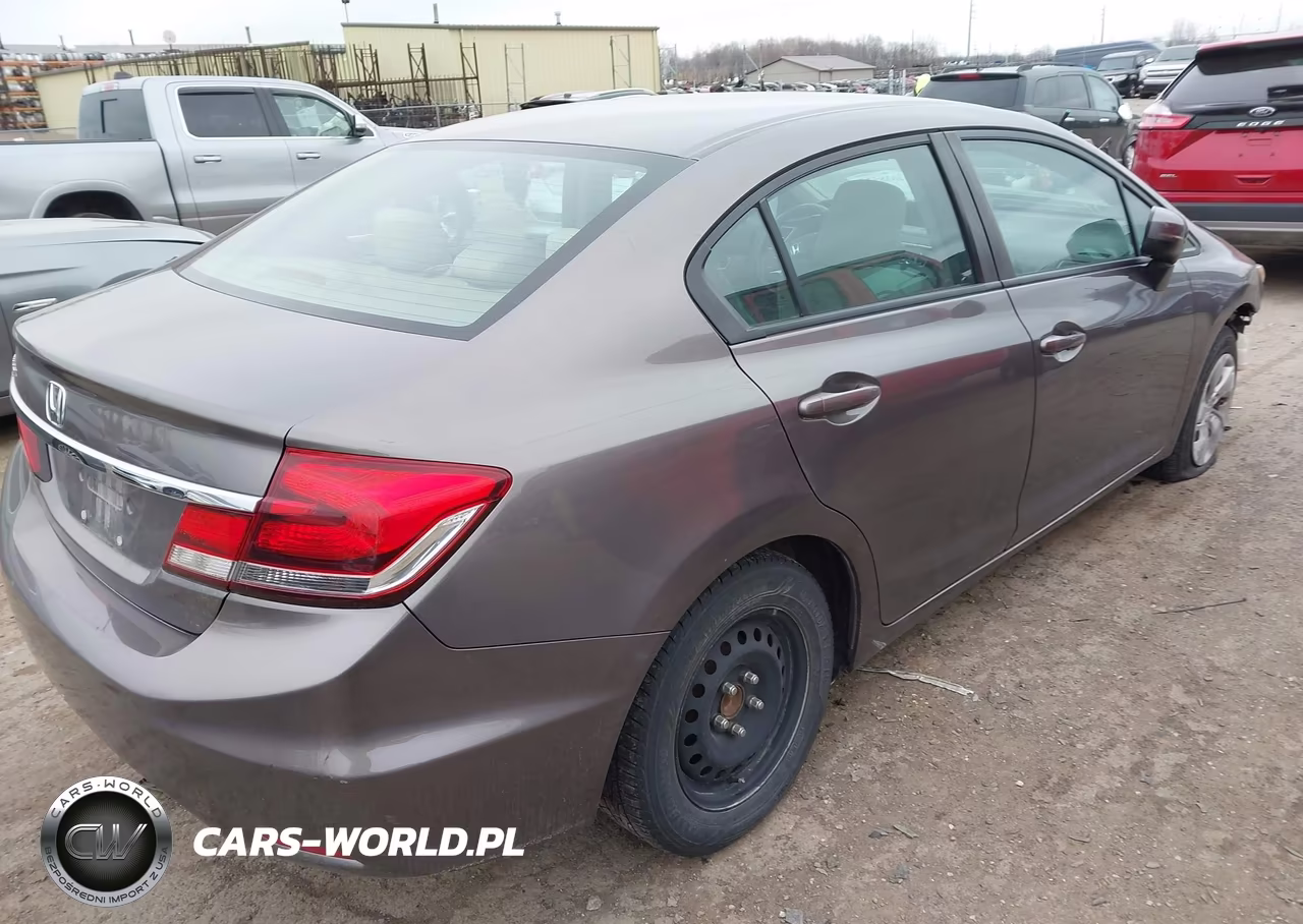 2015 Honda Civic Lx VIN:19XFB2E56FE018524 - 4