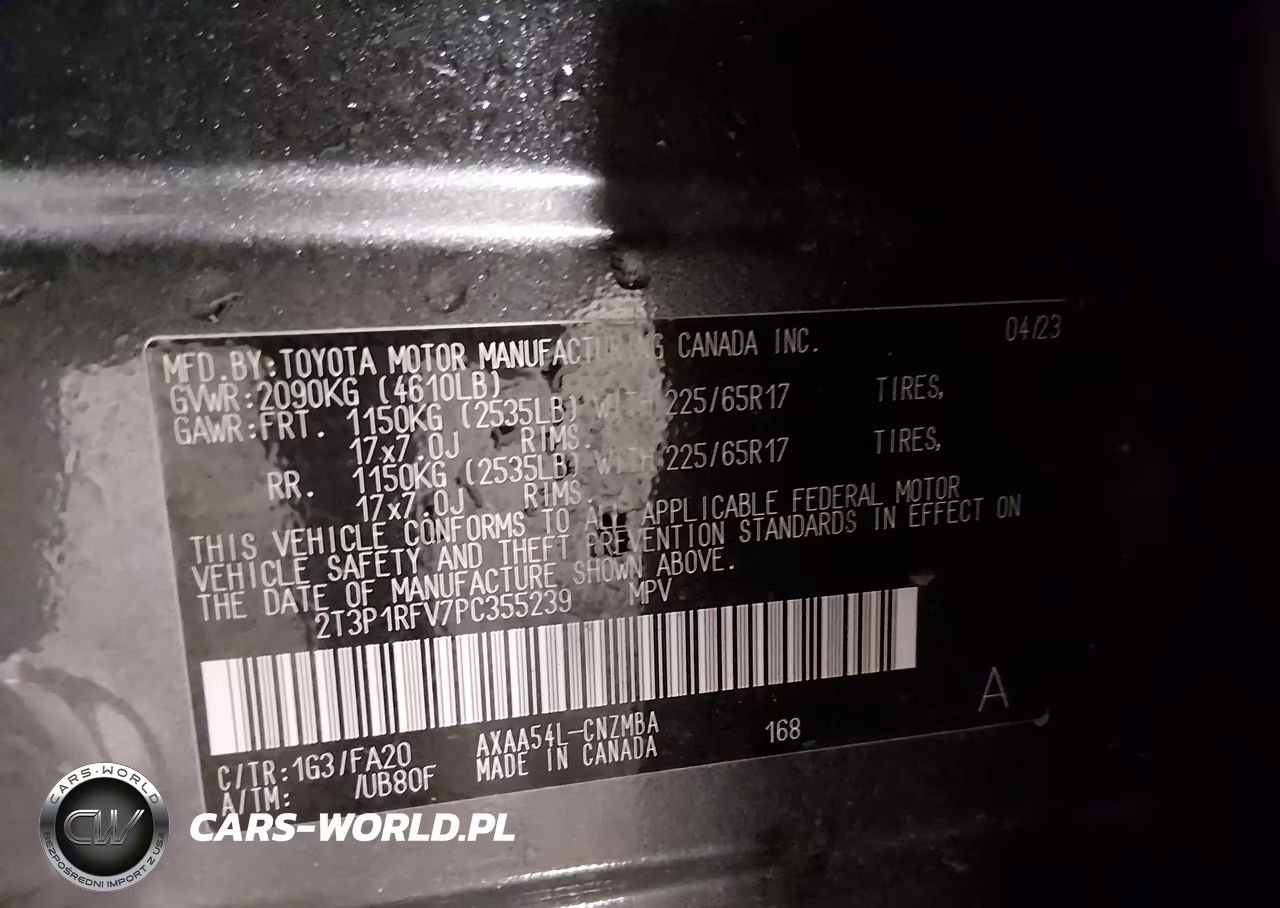 2023 Toyota Rav4 Xle VIN:2T3P1RFV7PC355239 - 9