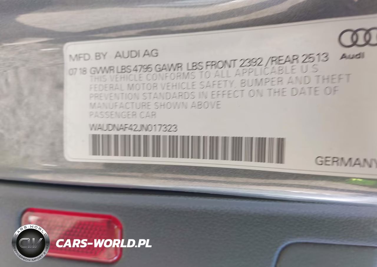 2018 Audi A4 2.0T Premium-2.0T Tech Premium VIN:WAUDNAF42JN017323 - 9