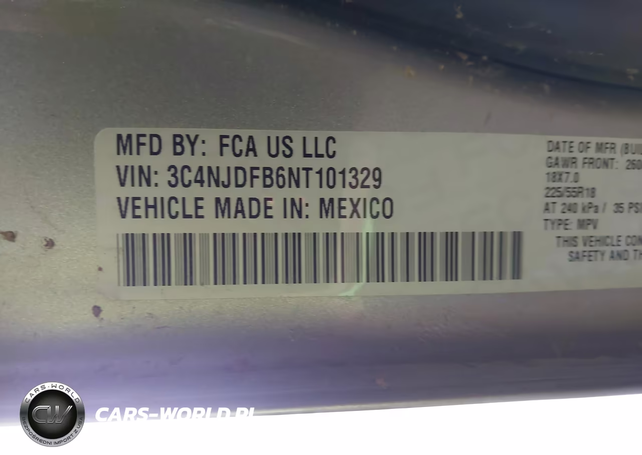 2022 Jeep Compass Latitude Lux 4X4 VIN:3C4NJDFB6NT101329 - 8