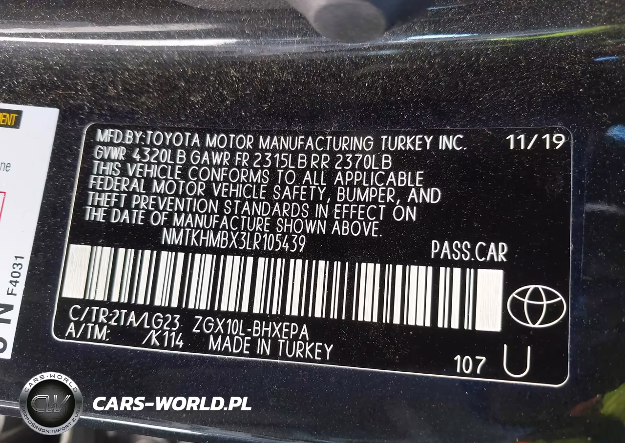 2020 Toyota C-Hr Limited VIN:NMTKHMBX3LR105439 - 9