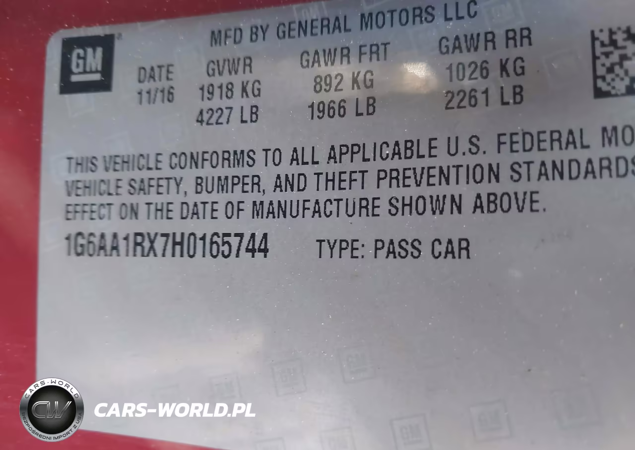 2017 Cadillac Ats Standard VIN:1G6AA1RX7H0165744 - 9