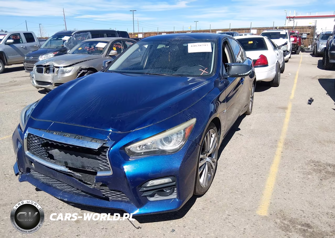2016 Infiniti Q50 3.0T Red Sport 400 VIN:JN1FV7AP3GM420177 - 2