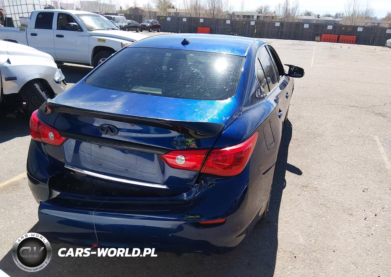 2016 Infiniti Q50 3.0T Red Sport 400 VIN:JN1FV7AP3GM420177 - 4