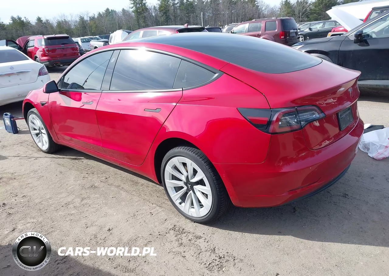 2021 Tesla Model 3 Long Range Dual Motor All-Wheel Drive VIN:5YJ3E1EBXMF013165 - 3