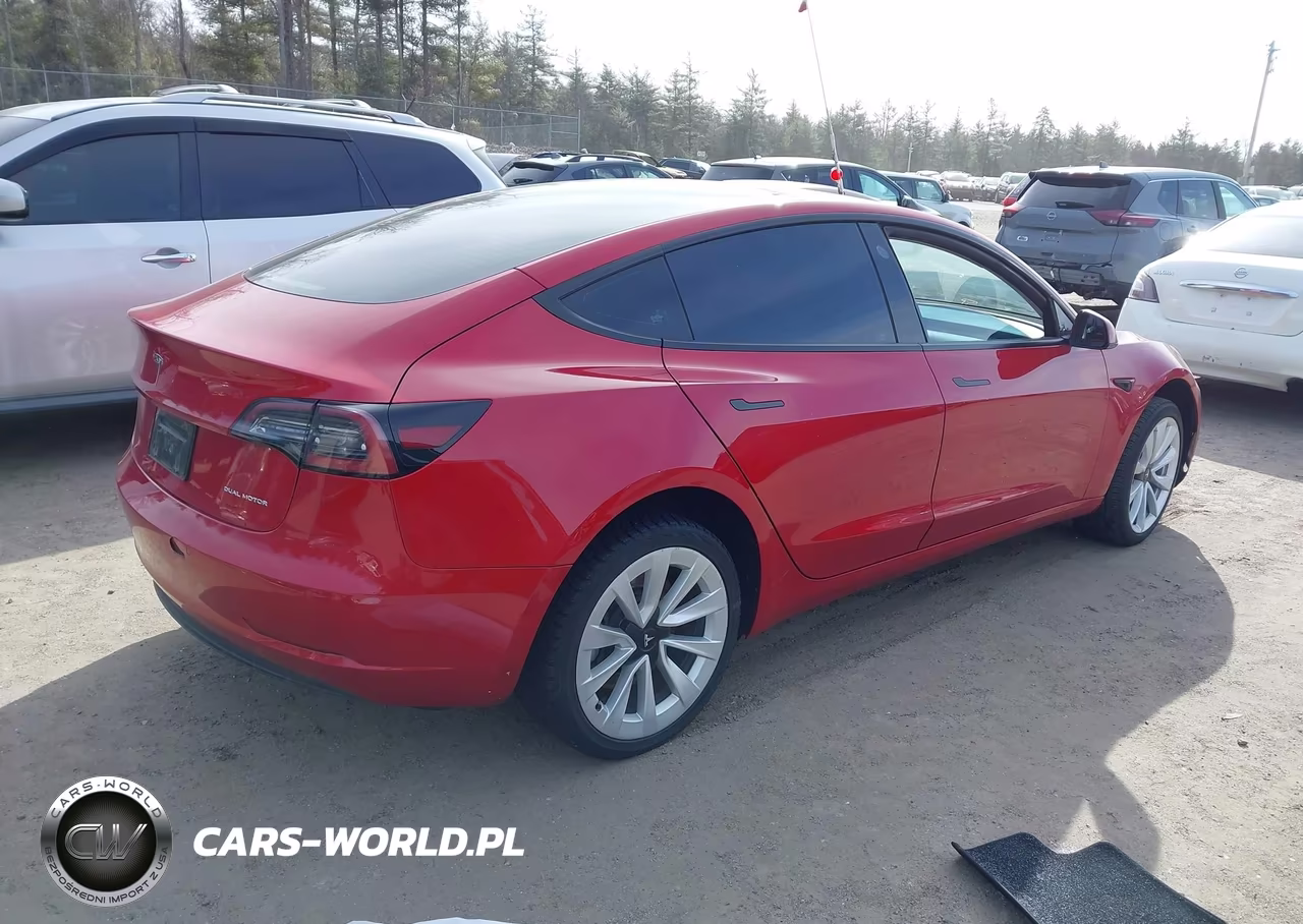 2021 Tesla Model 3 Long Range Dual Motor All-Wheel Drive VIN:5YJ3E1EBXMF013165 - 4