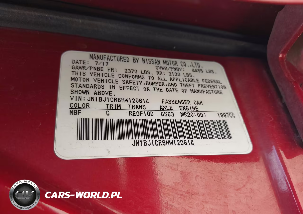 2017 Nissan Rogue Sport S VIN:JN1BJ1CR6HW120614 - 9