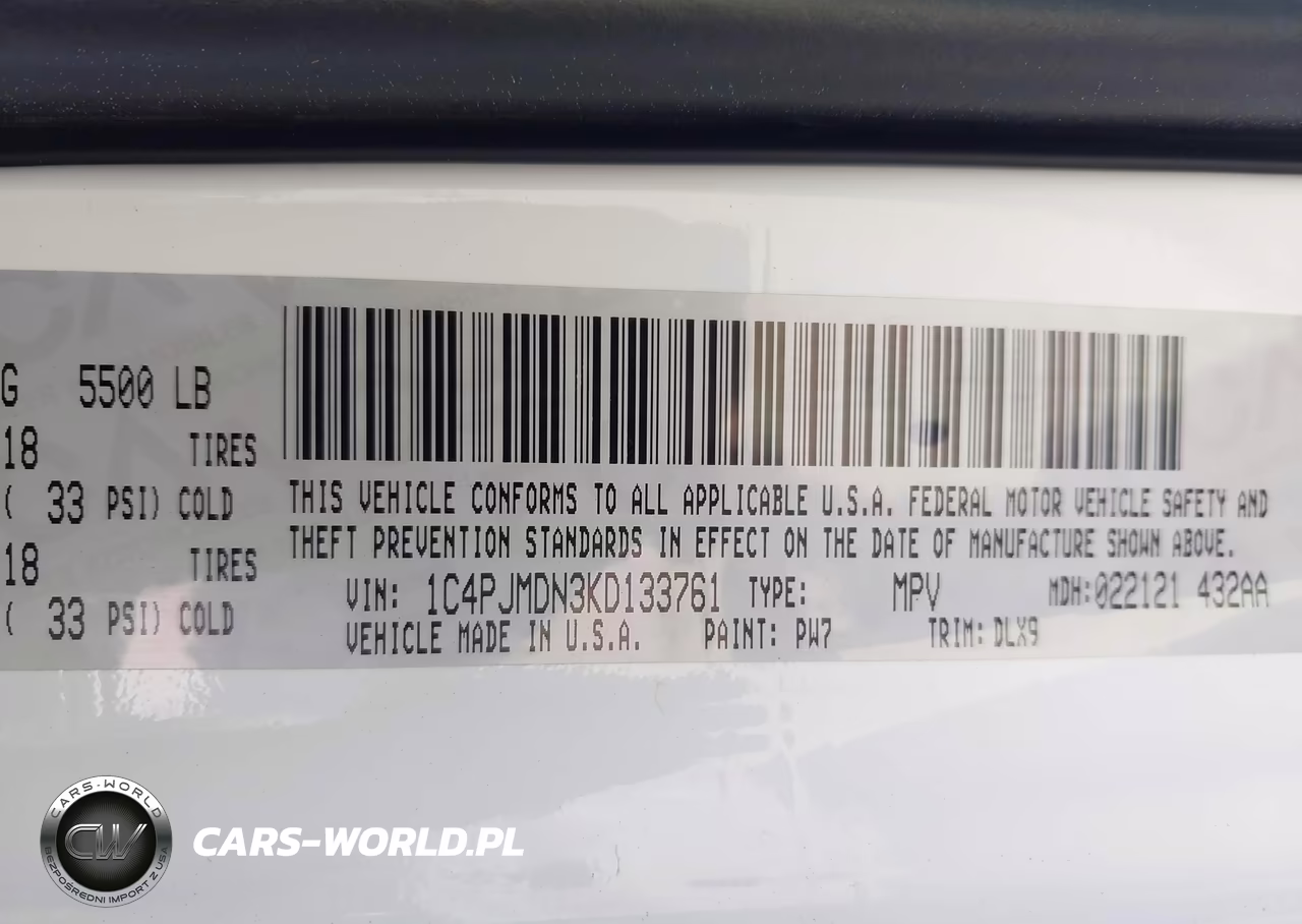 2019 Jeep Cherokee Limited 4X4 VIN:1C4PJMDN3KD133761 - 9