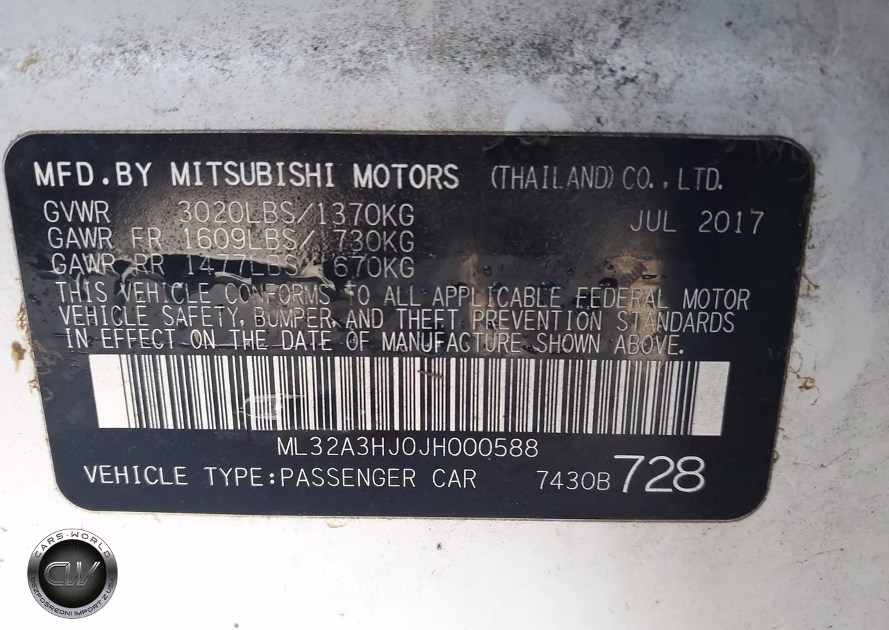 2018 Mitsubishi Mirage Es VIN:ML32A3HJ0JH000588 - 9