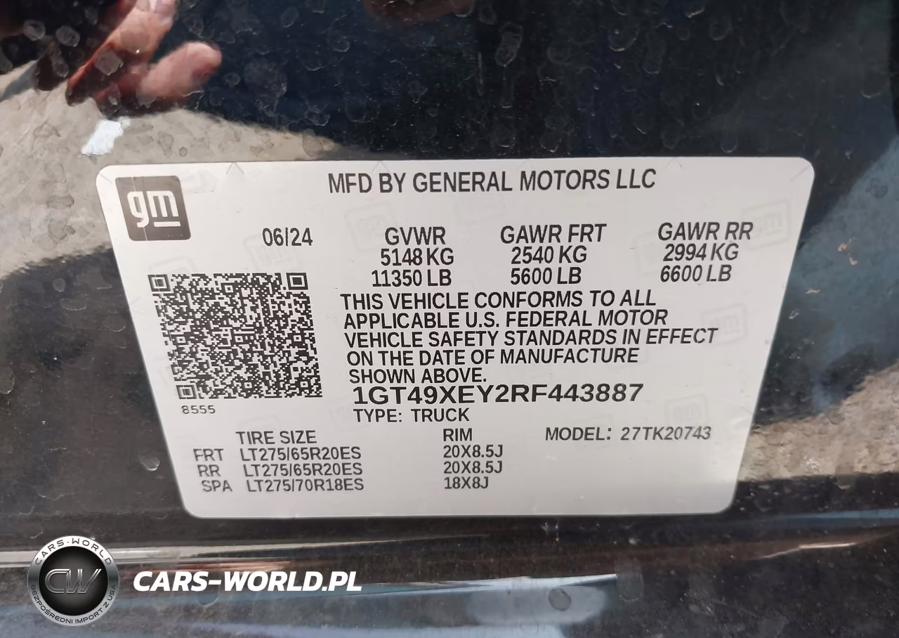 2024 GMC Sierra 2500Hd 4Wd Standard Bed Denali Ultimate VIN:1GT49XEY2RF443887 - 9