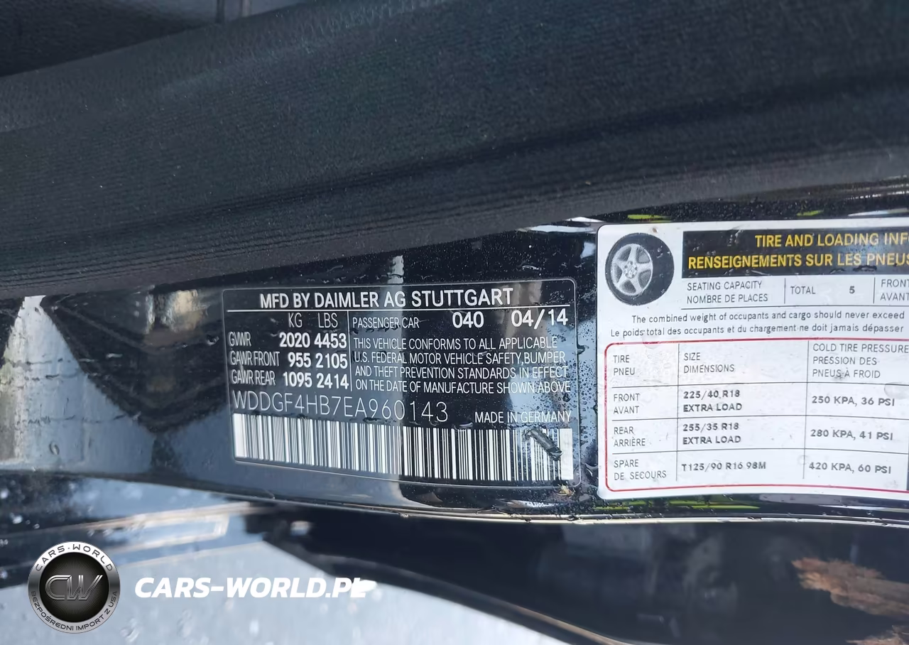 2014 Mercedes-Benz C 250 Sport VIN:WDDGF4HB7EA960143 - 9