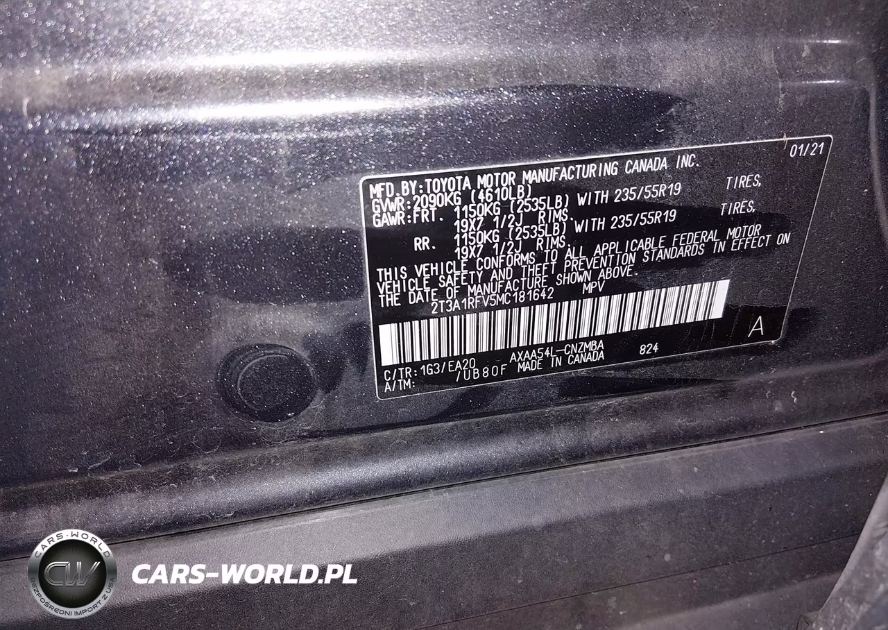 2021 Toyota Rav4 Xle Premium VIN:2T3A1RFV5MC181642 - 9