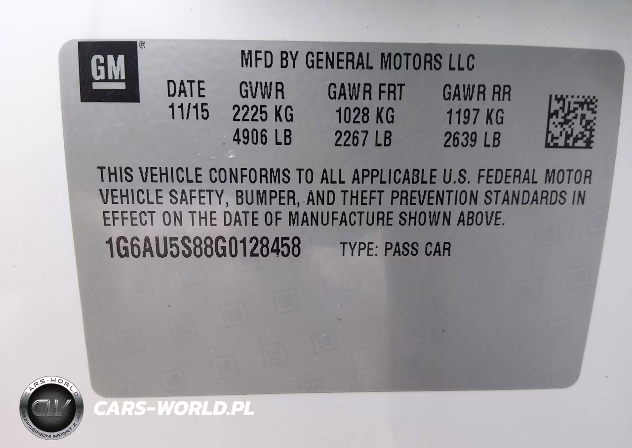 2016 Cadillac Cts V-Sport VIN:1G6AU5S88G0128458 - 9