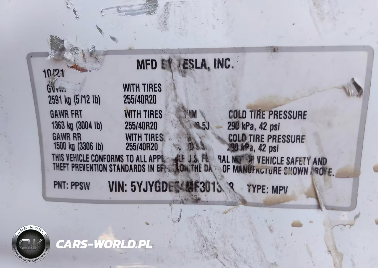2021 Tesla Model Y Long Range Dual Motor All-Wheel Drive VIN:5YJYGDEE4MF301338 - 9