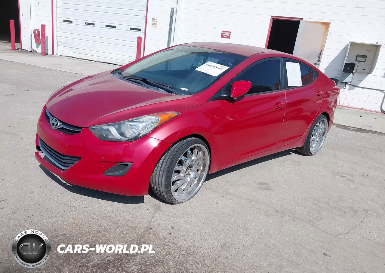 2013 Hyundai Elantra Gls VIN:KMHDH4AE6DU935643 - 2