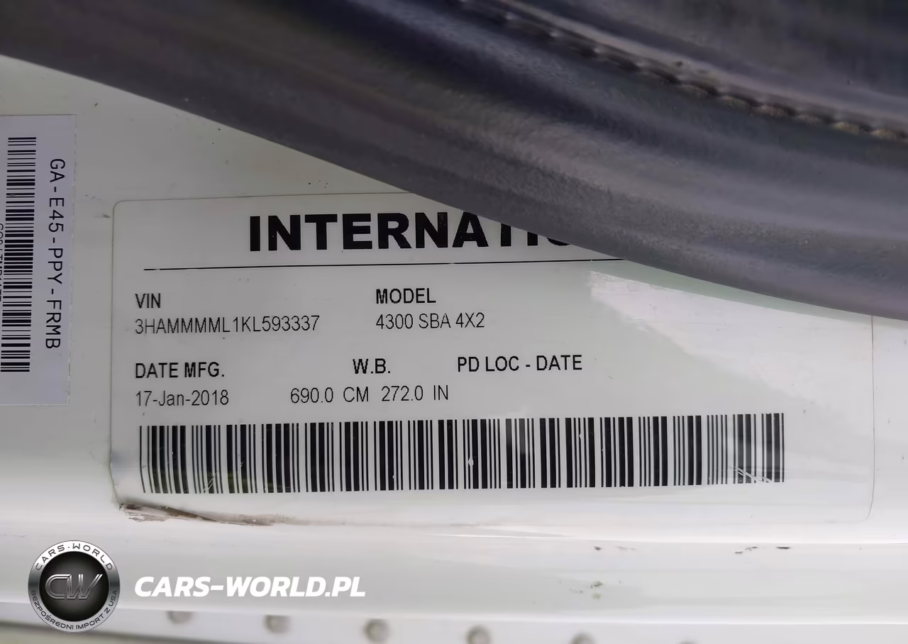 2019 International Durastar 4300 VIN:3HAMMMML1KL593337 - 8