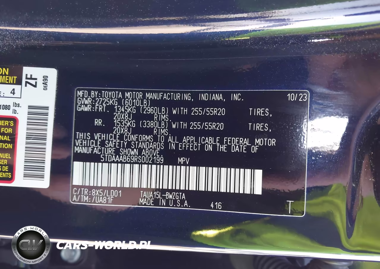 2024 Lexus Tx 350 Luxury VIN:5TDAAAB69RS002199 - 9