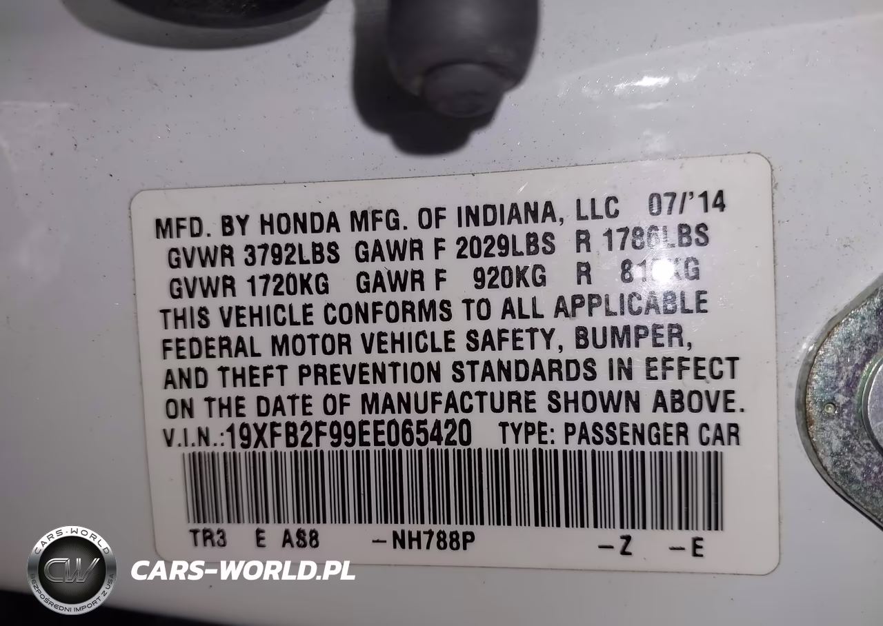 2014 Honda Civic Ex-L VIN:19XFB2F99EE065420 - 9