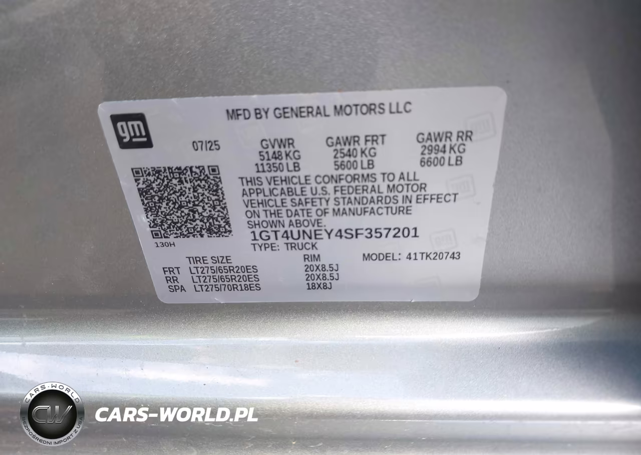 2025 GMC Sierra 2500Hd 4Wd Standard Bed Slt VIN:1GT4UNEY4SF357201 - 9