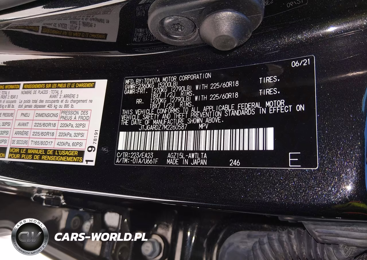 2021 Lexus Nx 300 VIN:JTJGARDZ7M2260587 - 9