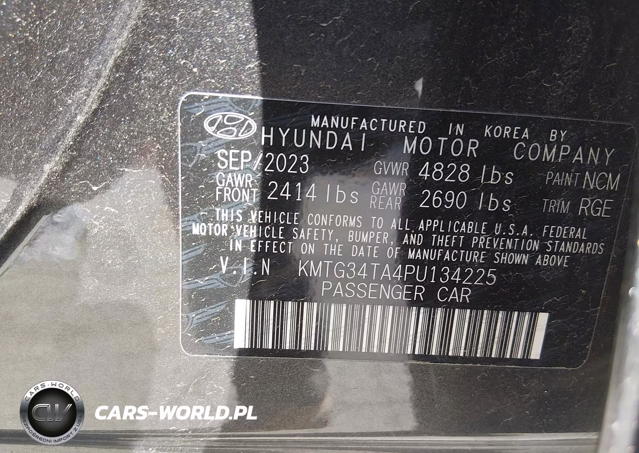 2023 Genesis G70 2.0T Awd VIN:KMTG34TA4PU134225 - 9