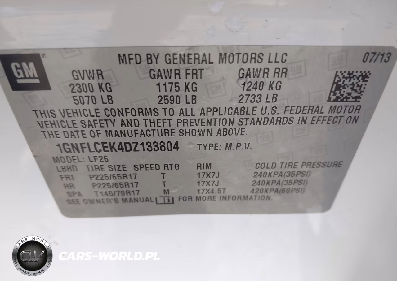 2013 Chevrolet Equinox Ls VIN:1GNFLCEK4DZ133804 - 9