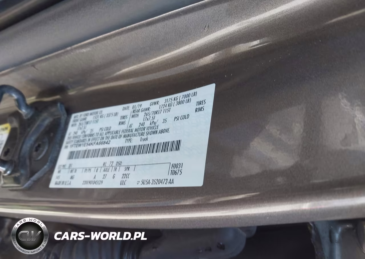 2019 Ford F-150 Xlt VIN:1FTEW1E54KFA66842 - 9