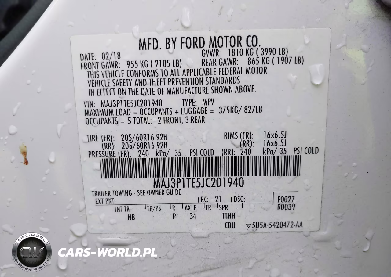 2018 Ford Ecosport Se VIN:MAJ3P1TE5JC201940 - 9