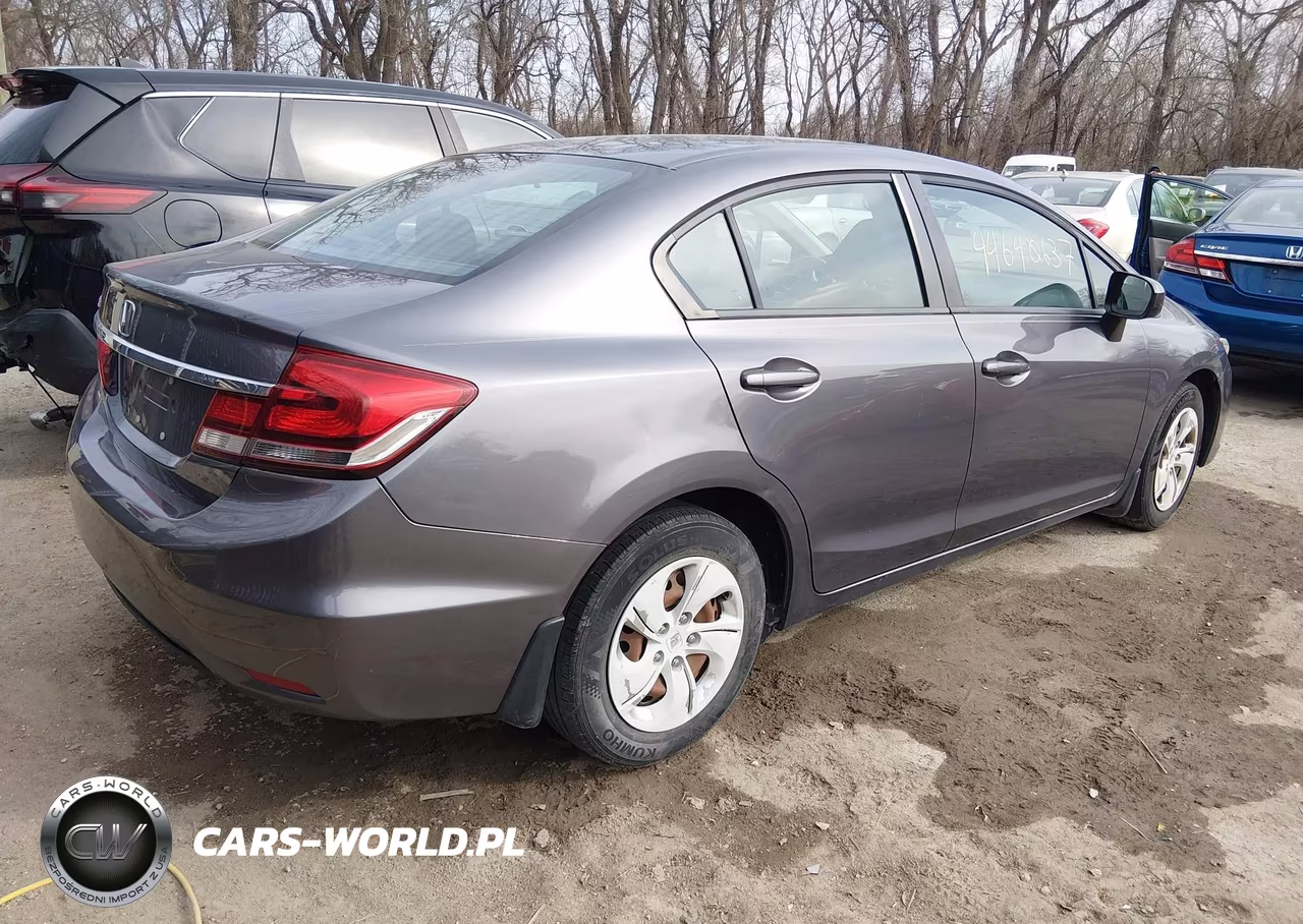 2014 Honda Civic Lx VIN:19XFB2F57EE054302 - 4
