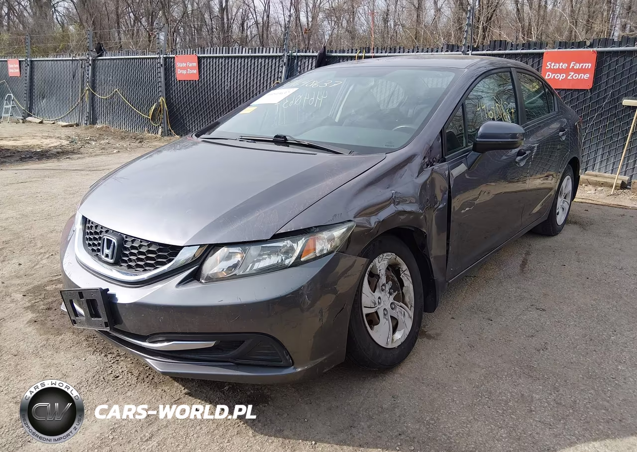 2014 Honda Civic Lx VIN:19XFB2F57EE054302 - 6