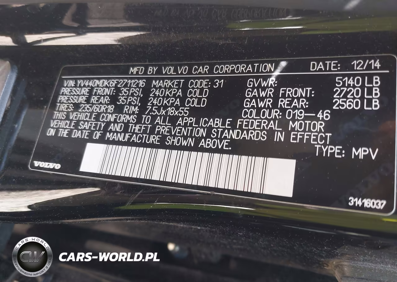 2015 Volvo Xc60 T5 Premier VIN:YV440MDK6F2711216 - 9