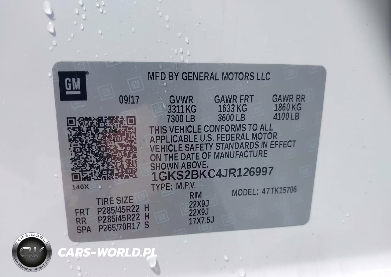 2018 GMC Yukon Slt VIN:1GKS2BKC4JR126997 - 9