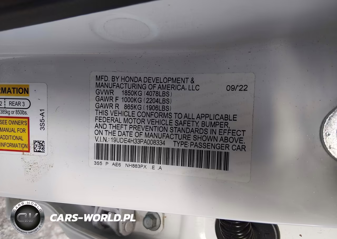 2023 Acura Integra A-Spec VIN:19UDE4H33PA008334 - 9