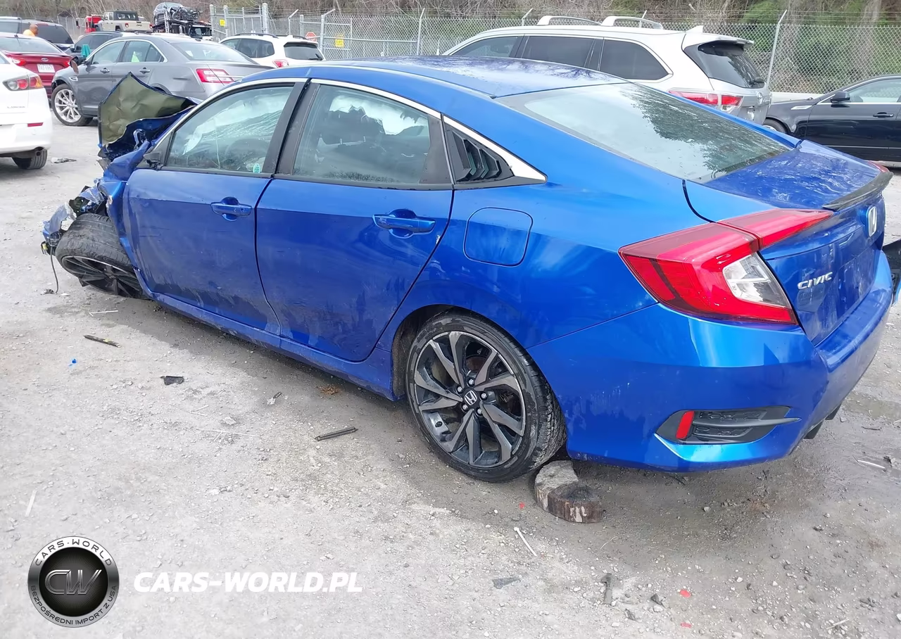 2021 Honda Civic Sport VIN:2HGFC2F82MH505180 - 3