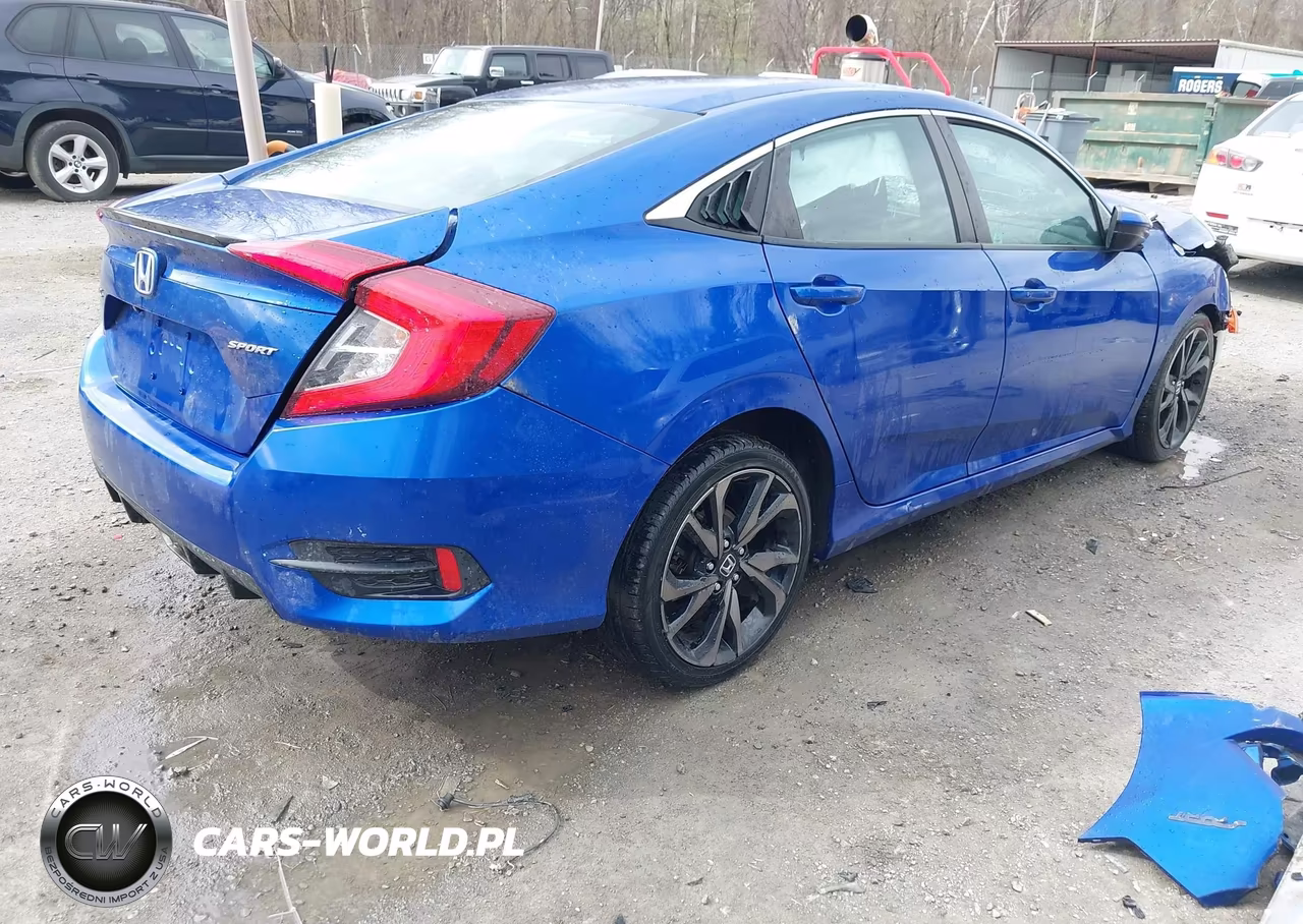 2021 Honda Civic Sport VIN:2HGFC2F82MH505180 - 4