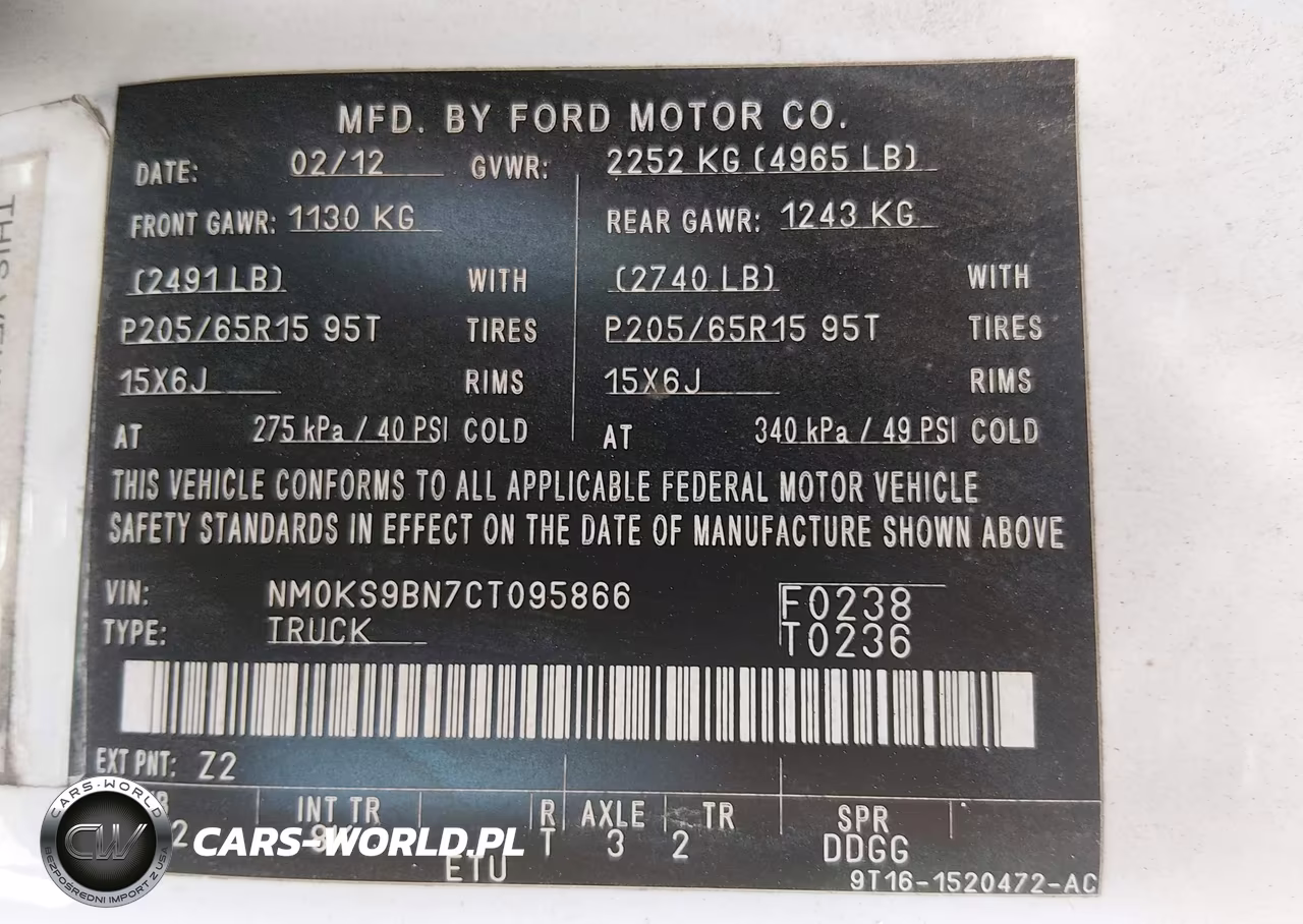 2012 Ford Transit Connect Xlt VIN:NM0KS9BN7CT095866 - 9