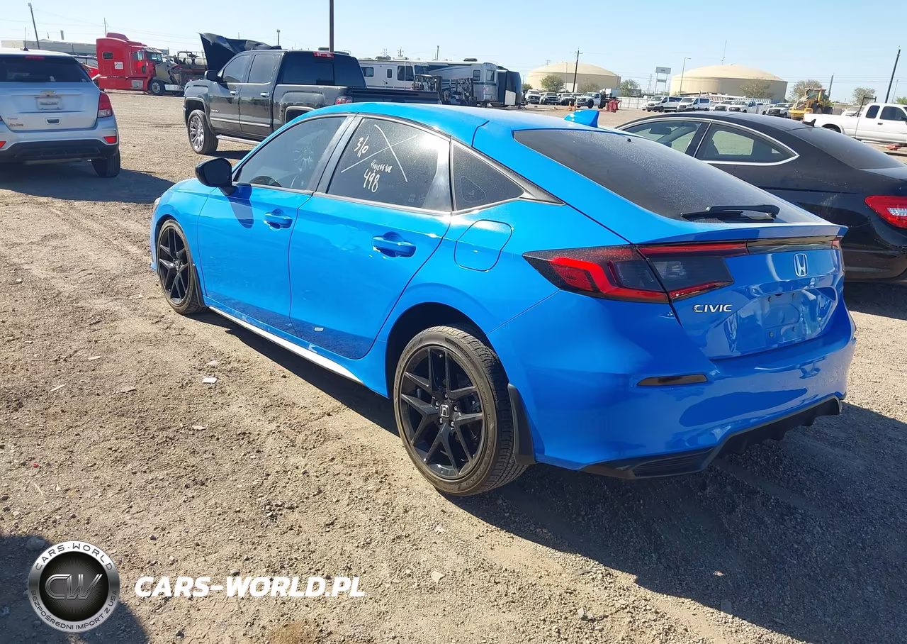 2022 Honda Civic Sport VIN:19XFL2H88NE024567 - 3