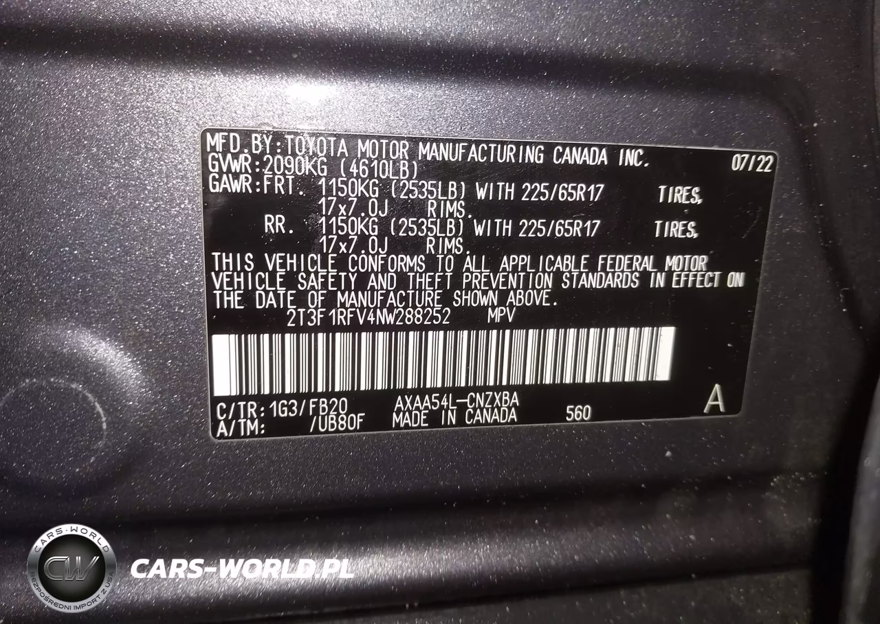 2022 Toyota Rav4 Le VIN:2T3F1RFV4NW288252 - 9