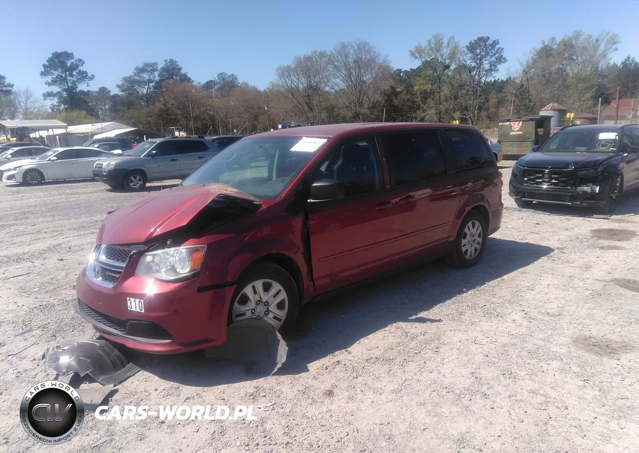 2016 Dodge Grand Caravan Se VIN:2C4RDGBG2GR136662 - 2