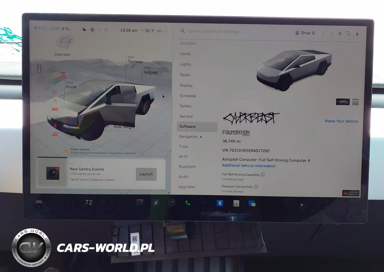 2024 Tesla Cybertruck Cyberbeast VIN:7G2CEHEE6RA017282 - 7
