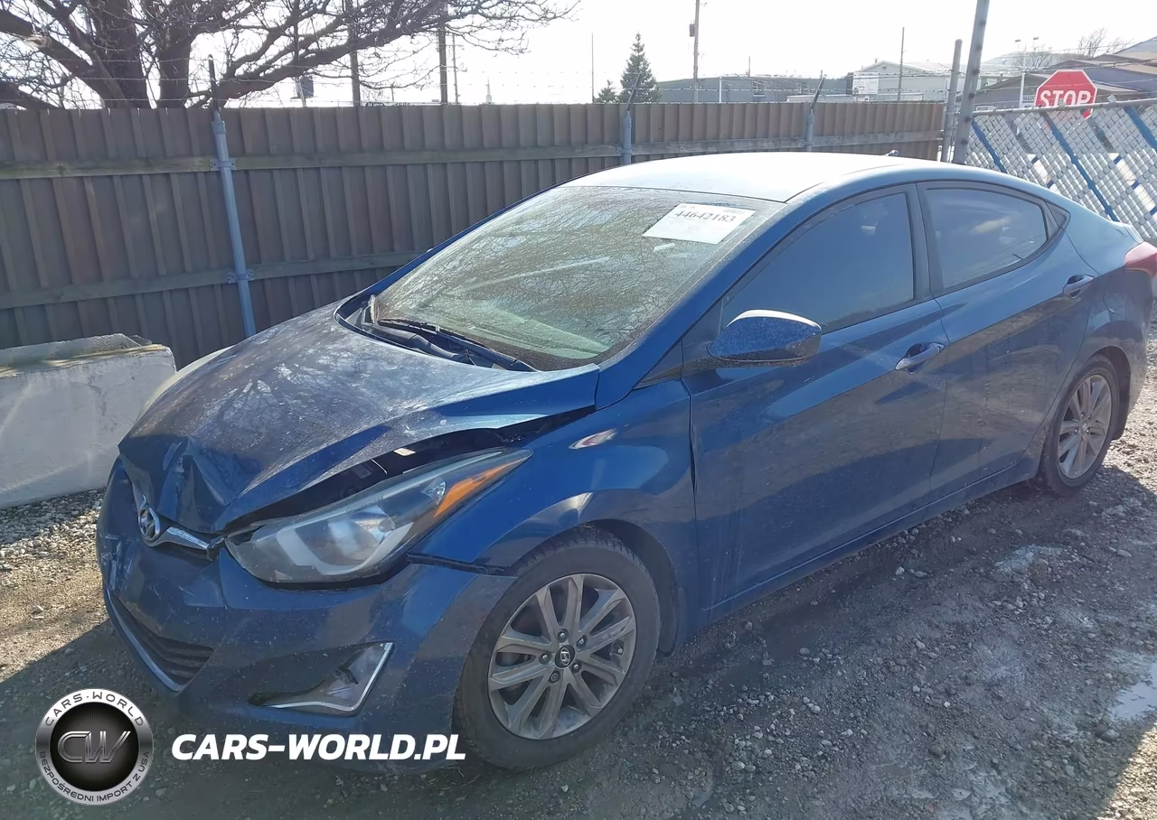 2016 Hyundai Elantra Se VIN:KMHDH4AE8GU480752 - 2
