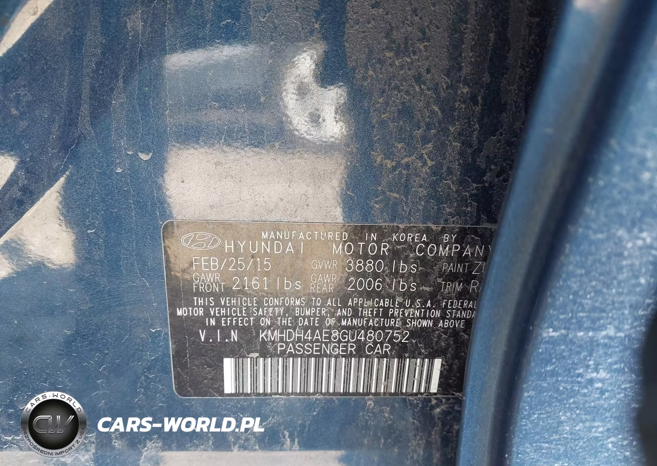2016 Hyundai Elantra Se VIN:KMHDH4AE8GU480752 - 9